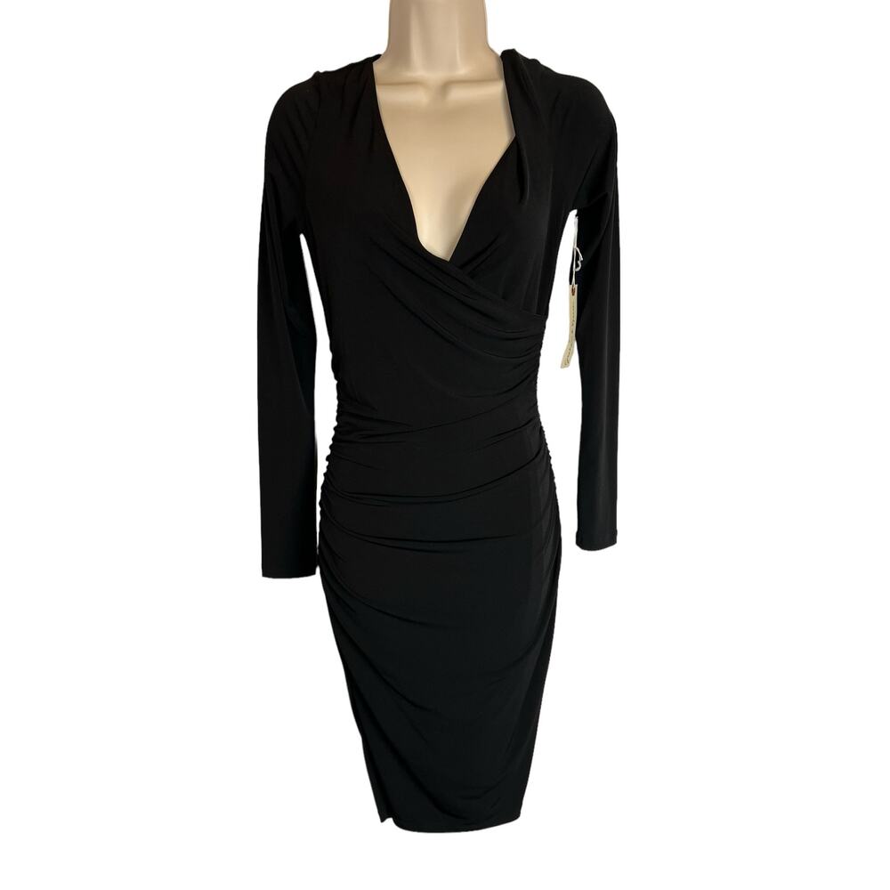 Graham & Spencer NWT Cocktail Dress Plunge  Bodycon bandage sexy S Small